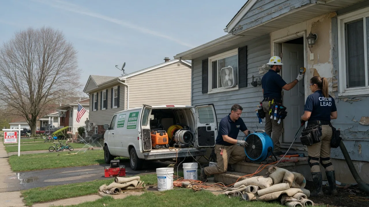 Flood Cleanup in Elwood, IL near me