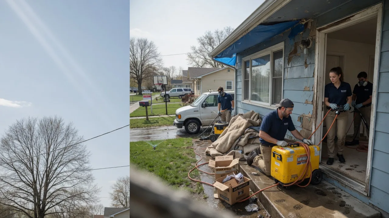 Basement Flood Cleanup in Elwood, IL near me